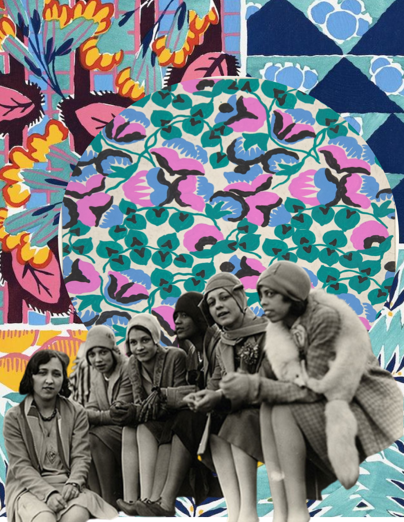 Them Girls Heritage Collage Art Print